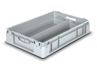 inzetbak,v. stapelbak,HxLxB 80x560x178mm,deling 1/2,PP - 1