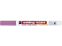 Krijtstift edding by Securit 4085 rond 1-2mm roze metallic