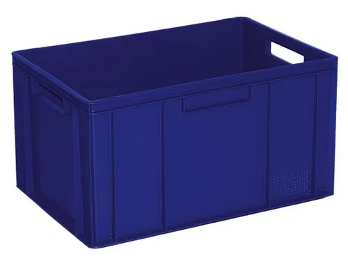 Euronorm Stapelkrat Pe 320x600x400mm 63liter Blauw