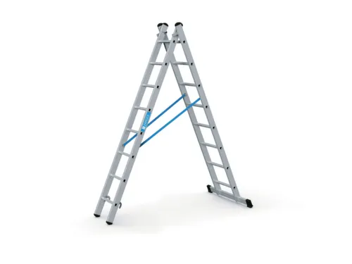 Multifunctionele Reformladder 2-Delig Aluminium L 2 42-4 10M 2X8Treden