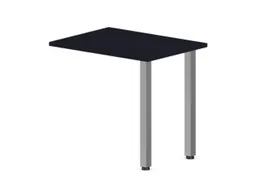 aanbouwtafel,i.h.v.,HxBxD 720-840x800x600mm,CC-zwart