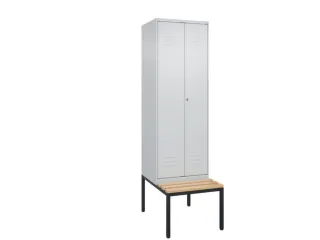 locker voor scheiding van kleding,HxBxD 2120x600x815mm,2vak - 1