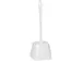 Brosse de toilette Classic avec support carré blanc