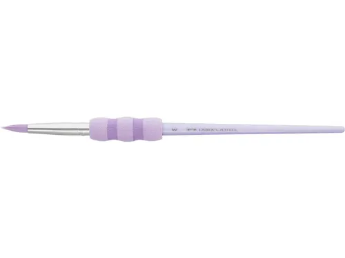 Penselenset Faber-Castell soft touch, 4 stuks pastel kleuren