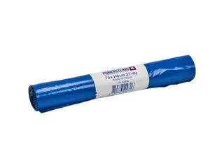 Afvalzak Powersterko Recycled 70x110cm blauw rolx20st - 1