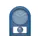 Tafelklok nXt Swing Table 30x20cm blauw