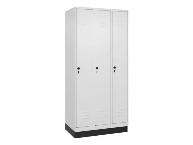 locker voor scheiding van kleding,HxBxD 1950x900x500mm,3vak