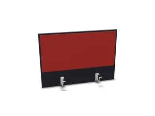 opzetpaneel,v. bureau,aanbouw achter,B 800mm,CC-zwart,BN4011-rood - 1