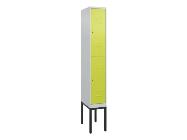 dubbeldekse locker,HxBxD 2120x300x500mm,1x2vak.,vak B 300mm