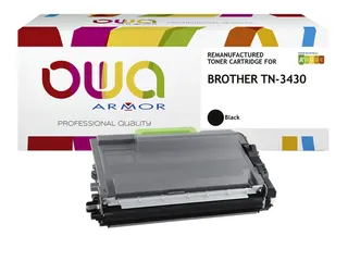 Toner OWA alternatief tbv Brother TN-3430BK zwart - 1