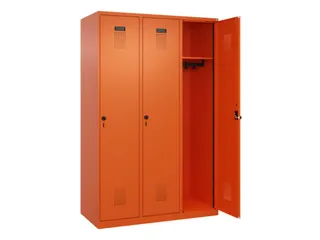 locker,HxBxD 1850x1200x500mm,3vak,vak B 400mm,draaigrendel - 2