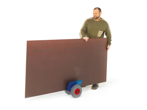 Platenroller 200kg Laadvlak Lxb 320x60mm Massief Rubber Banden