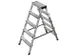 Lichte Universele Trapladder Tweezijdig 1.18m H 0 86m 2x5treden