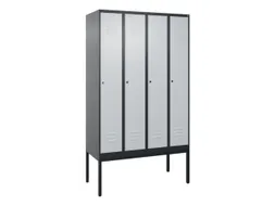 locker voor scheiding van kleding,HxBxD 2120x1200x500mm,4vak
