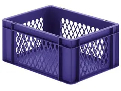 Bac gerbable norme Europe 15l HxLxl 175x400x300mm parois ajourées/fon