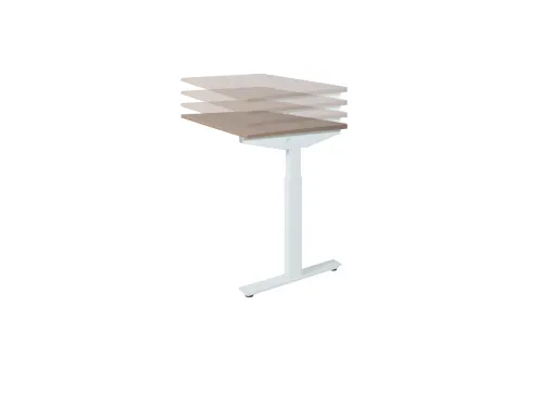 Linesto Plus Aanbouw hoogte instelbaar 120x60 houtprint schaduw zwart