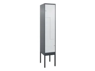 Z-garderobekast,HxBxD 2120x400x500mm,vak B 200/400mm,cil.-slot - 1