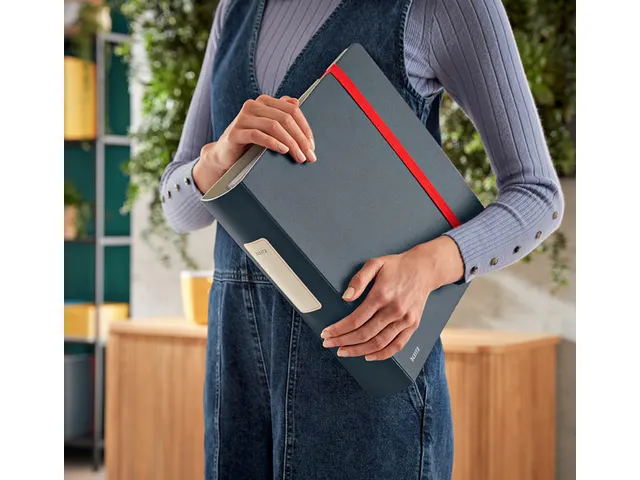 Ordner Leitz 1038 180° Active Cosy A4 82mm grijs