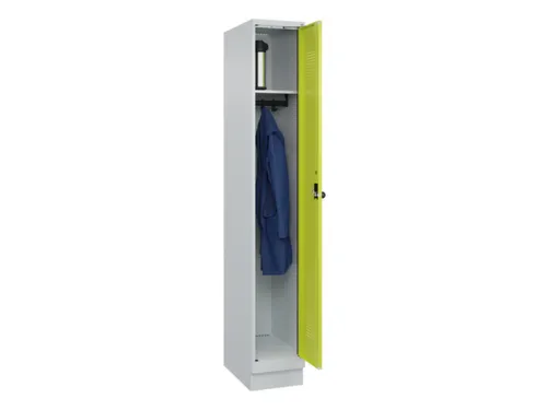 locker,HxBxD 1950x300x500mm,1vak,vak B 300mm,draaigrendel,sokkel