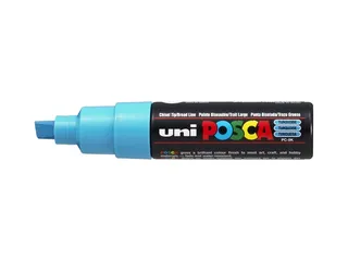 Verfstift Posca PC8K Brede punt 8mm schuin fluor turquoise - 1