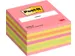 Bloc-mémos Post-it 2028NP cube 76x76mm néon 450 feuillets
