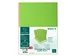 10 Stuks map linnen rug ROCK"S 320 groen