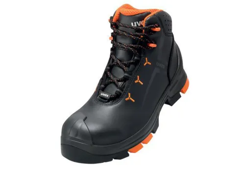 Uvex 6503.2 S3 veiligheidsschoenen, SRC, ESD, zwart/oranje, maat 44, p