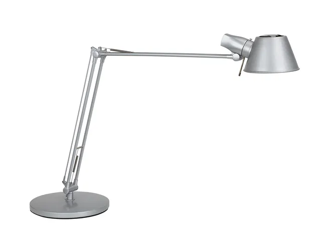 Bureaulamp MAUL Rock LED voet zilvergrijs