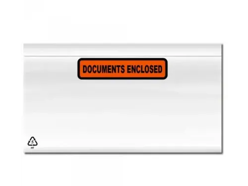 Paklijstenvelop Zelfklevend Documents enclosed C6 165x122mm 1000 Stuks