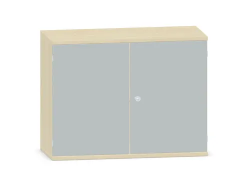 Kantoorkast 770x1000x430mm Decor Romp Esdoorn Decor Front Lichtgrijs