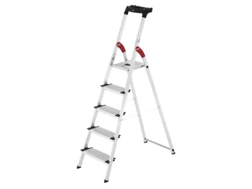 veiligheidsladder,eenzijdig,5 XXL treden,Stand H 1,06m,balk L 1,85m