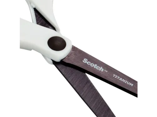 Schaar Scotch 20cm titanium met groot oog groen blister