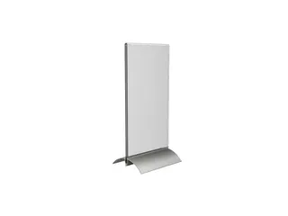 Kaarthouder Europel T-standaard 1/3 A4 staand acryl / aluminium - 2