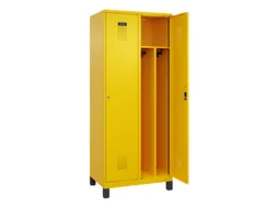 locker voor scheiding van kleding,HxBxD 1950x800x500mm,2vak