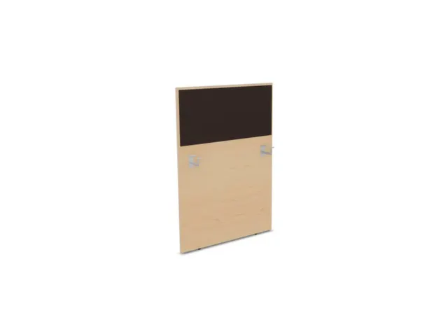 baliepaneel,v. bureau,aanbouw links,B 800mm,NE-esdoorn,BN2036-bruin