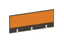 baliepaneel bureau aanbouw achter NV bruin hickory BN3005-geel 1200mm