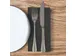 Serviette Tork 509421 Dinner texturée 2 ép 38x39cm pli 1/8 noir