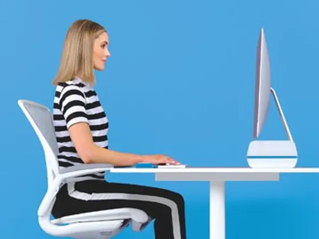 Ergo WOW support écran réglable, bleu