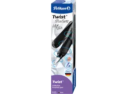Twist vulpen Structure P457 Zwart Medium blauw inkt