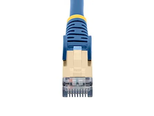0.5m CAT6A Ethernet kabel blauw Stp