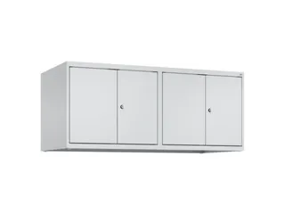 opzetkast,v. locker voor scheiding van kleding,4vak.,vak B 300mm - 2