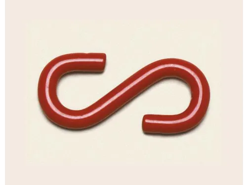 S-Haken V. Afzetketting Rood