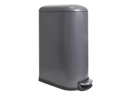 Pedaalemmer Rectangular 40 Liter Mat Grijs