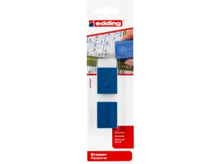 Gum edding R20 met kunststof blauwen houder 2 stuks - 2
