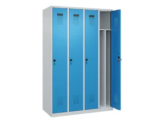 locker voor scheiding van kleding,HxBxD 1850x1200x500mm,4vak - 1