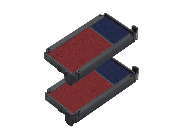 Stempelkussen Trodat Printy 6/4912 2 stuks blauw en rood