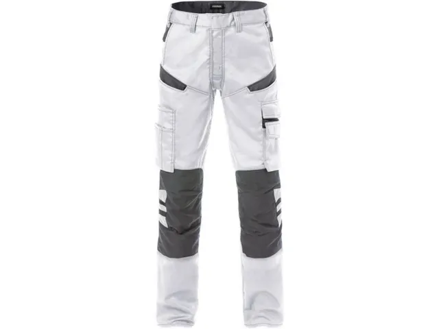 Fristads 2555 STFP werkbroek voor P/COT, wit/grijs, maat C62, per stuk