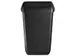 Afvalbak Quartzline open inworp 43 liter zwart 441454