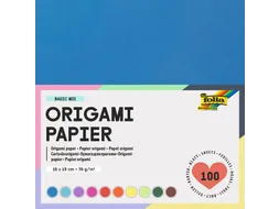 Origami papier Folia 70gr 15x15cm 100 vel assorti kleuren
