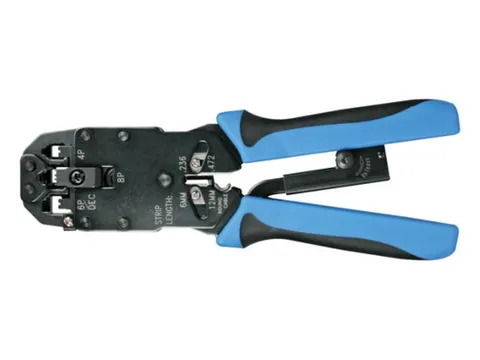 Professionele Krimptang Voor Modulaire Connectoren 4P4C (RJ10), 6P4C (